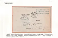 COMMUNE DE PARIS VERSAILLE 23 JANV 1873 16EME CONSEIL DE GUERRE POUR SENLIS OISE