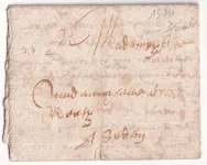 LETTRE DE 1574 POUR SEDAN ARDENNES