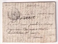 MARQUE PP ORNE LYON LENAIN N°21 INDICE 29 + DU PUY HAUTE LOIRE LN°3 POUR BANNE ARDECHE 1768 RHONE