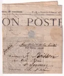 BALLON MONTE PLI CONFIE LE VAUCANSON MENTION MANUSCRIT AU BON SOIN DE MR LEVEILLE JOURNAL LE BALLON POSTE N°19 POUR ST SERVAN ILLE ET VILAINE