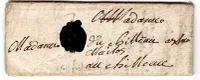 VIENNE LETTRE DE POITIERS 1692 POUR AU CHILLEAC