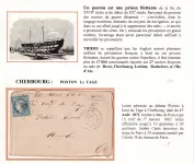 PRISON PONTON LE TAGE EN RADE DE CHERBOURG MANCHE DEPART PARIS 17 AOUT 1871 COMMUNE DE PARIS