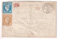 N°13 14 PC 2234 NEGREPELISSE TARN ET GARONNE POUR FORT DE FRANCE MARTINIQUE TARIF BATIMENTS DE COMMERCE CERTIFICAT RHP