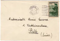 N° 474 SEUL LETTRE MEC PERIGUEUX 24.V.1941 POUR SUISSE