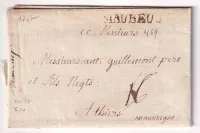 MARQUE MAUBEUGE NORD 1767 LENAIN N°10 INDICE 20 POUR THIERS PUY DE DOME