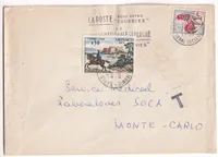 N°1331 COQ DECARIS PARIS 1963 POUR MONTE CARLO TIMBRE TAXE MONACO 0.50
