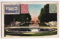 N°111 199 PAN°6 BOULOGNE SUR SEINE 1933 SUR CARTE POSTALE PAR AVION POUR METTET BELGIQUE