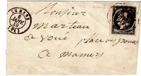 N° 3 TYPE 15 LE MANS 6 JANV 1849 LETTRE SANS TEXTE