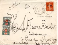 FM SEMEUSE 10C LETTRE CACHET HEX PERLE CUIRASSE PROVENCE 1928 POUR SUISSE TAXE 30C PAIRE LE LOCLE