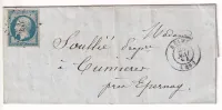 N°15 TTB PC 2642 REIMS MARNE POUR CUMIERES 26 MAI 1854
