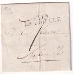 MARQUE CONQUIS 119 LA BRIELLE 1813 PAYS BAS NEDERLAND