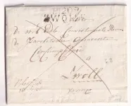MARQUE P120P ZWOLLE POUR SWOLLE PAYS BAS NEDERLAND 1813 RARE INDICE 25