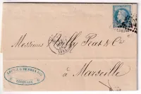 N°29B VARIETE AUX ABEILLES TTB SIGNE CALVES GC 532 BORDEAUX GIRONDE POUR MARSEILLE