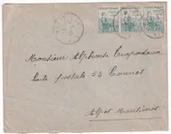N°149 X3 ORPHELINS DE GUERRE MEXIMIEUX AIN 1920 POUR CANNES ALPES MARITIMES