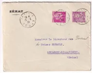 N° 369 410 PERFORE S DU SENAT 1939 PARIS SENAT POUR BOULOGNE BILLANCOURT