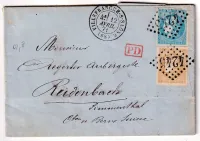 N°43B + 46B GC 4245 VILLEFRANCHE SUR SAONE POUR LA SUISSE CANTON DE BERNE