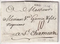 MARQUE CHOMERAC ARDECHE TTB 1787 POUR ST CHAMONDS LOIRE LENAIN N°1 INDICE 20