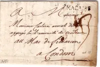 GIRONDE MARQUE ST MACAIRE 1753 LETTRE POUR CONDOM GERS COTE 340€