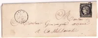 N°3 GRILLE CAD TYPE 15 LAVIT TARN ET GARONNE 2 JUILLET 1849 POUR CASTLSARRASIN