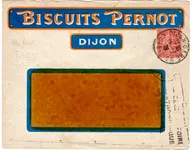 N° 199 PERFORE B.P. BELLE ENVELOPPE A FENETRE ENTETE BISCUITS PERNOD DIJON 1929