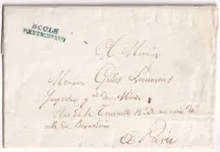 FRANCHISE ECOLE POLYTECHNIQUE EN BLEU PARIS 1819 POUR PARIS