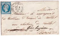 N°22 PARIS ETOILE 28 3EME ETAT R CARDINAL LEMOINE POUR CADILLAC GIRONDE INDICE 20