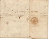 HAUTES ALPES DEBOURSE DE GAP MANUSCRITE LETTRE SANS DATE + COL PAR BREST