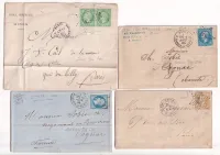 LOT ETOILE 28 PARIS DE 7 LETTRES DONT 28 EX20 1ER ET 2EME ETAT