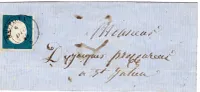 SARDE N° 8 RUFFIEUX 8 DIC 1855 LETTRE COVER SAVOIE POUR ST JULIEN SUPERBE