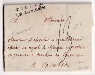 MARQUE VILLERS LE BOCAGE CALVADOS LENAIN N°1 INDICE 24 POUR CAMBRAI NORD INDICE 24