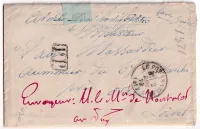 GUERRE 1870 FRANCHISE LE DIRECTEUR DES POSTES DE LA HAUTE LOIRE LE PUY EN VELAY ARMEE DE LA LOIRE POUR ORLEANS LOIRET