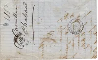 SAGE 15C LETTRE CONVOYEUR LE PERTUIS A AVIGNON AV. PER 1883 COTE 240€
