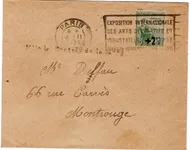 ORPHELIN SURCHARGE 5C SEUL LETTRE MEC PARIS 6.II.1925 TARIF IMPRIME