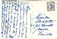 N° 734 2FR40 METZ SEUL CARTE LYON 31.12.1945 POUR SUISSE AU TARIF PEU COMMUN