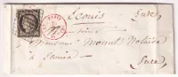 N°3 GRILLE + CAD TYPE 15 PARIS BUREAU E EN ROUGE POUR ECOUIS EURE