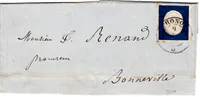 SARDE 20C NUANCE FONCE LETTRE THONON 1855 POUR BONNEVILLE