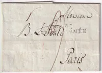 N°97 GRANDE ARMEE TEXTE DE BERLIN ALLEMAGNE 1807 POUR PARIS