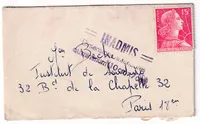N°1011 MARIANNE DE MULLER SUR MIGNONNETTE INADMIS A CAUSE DE LA DIMENSION DE LA LETTRE