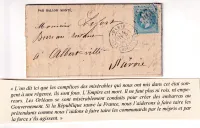 BALLON MONTE LE DUQUESNE N°29 PARIS GARE D'IVRY 8.01.1971 GAZETTE DES ABSENTS N°21 POUR ALBERTVILLE SAVOIE BEAU TEXTE ARRIVE 21 JANVIER 1871
