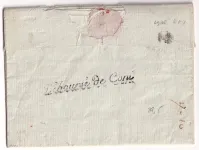 DEBOURSE DE CONI ITALIE 85 NICE CONQUIS ALPES MARITIMES + LYRE D'AIX EN ARRIVEE 1807 BOUCHES DU RHONE