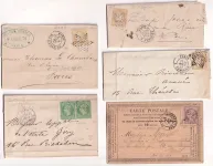 LOT ETOILE 4 PARIS DE 13 LETTRES DONT VARIETE EX24 X5 4 DANS EVIDEE X2